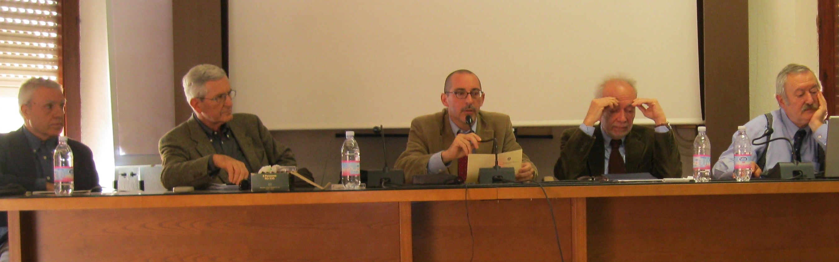 7.Con Orlando Lentini, Marco Zurru, Gian Primo Cella, Gianfranco Bottazzi a Cagliari per il convegno organizzato in suo onore nel 2012